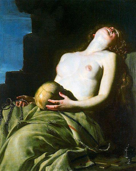 Guido Cagnacci Maddalena svenuta oil painting picture